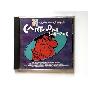 Hanna-Barbera Cartoon Sound FX CD Jetsons Flintstones Muttley 100 Sound Effects